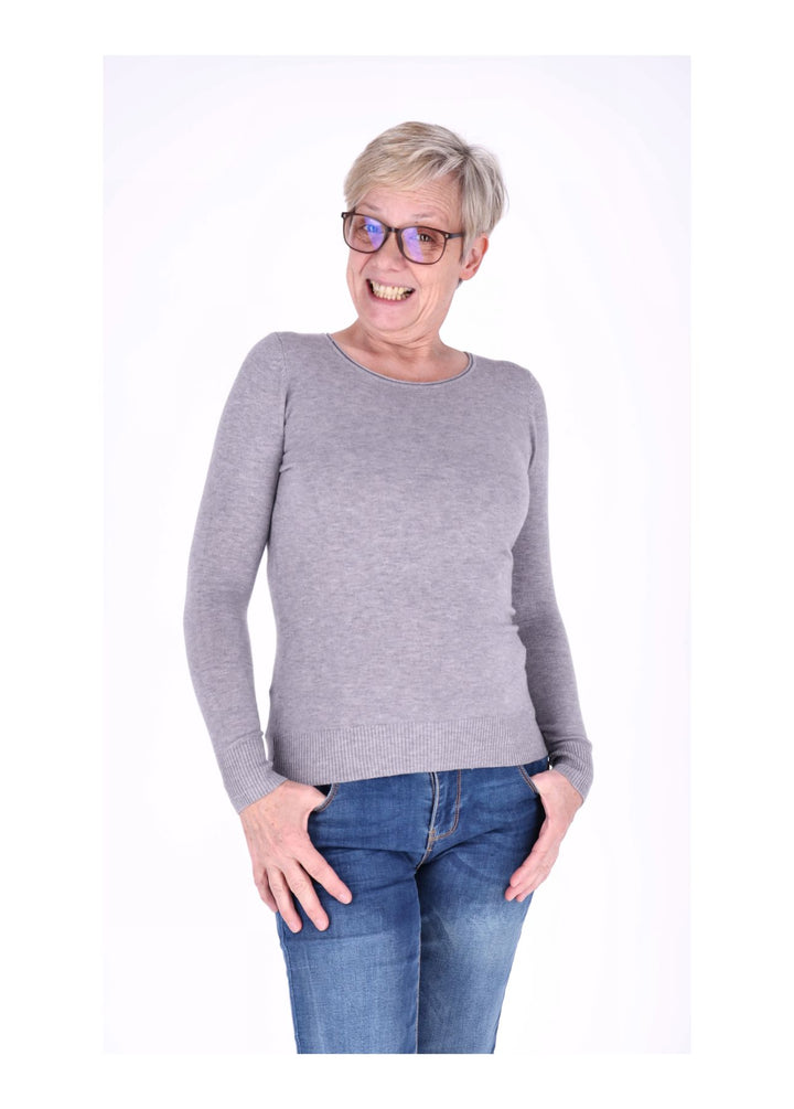 Basic Strickpullover Damen RH