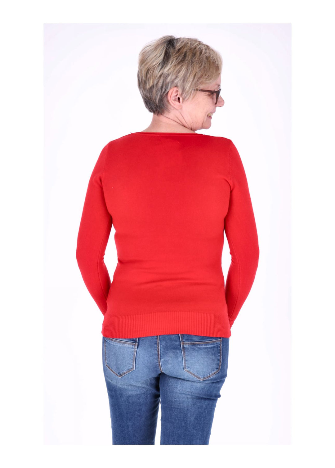 Basic Strickpullover Damen RH