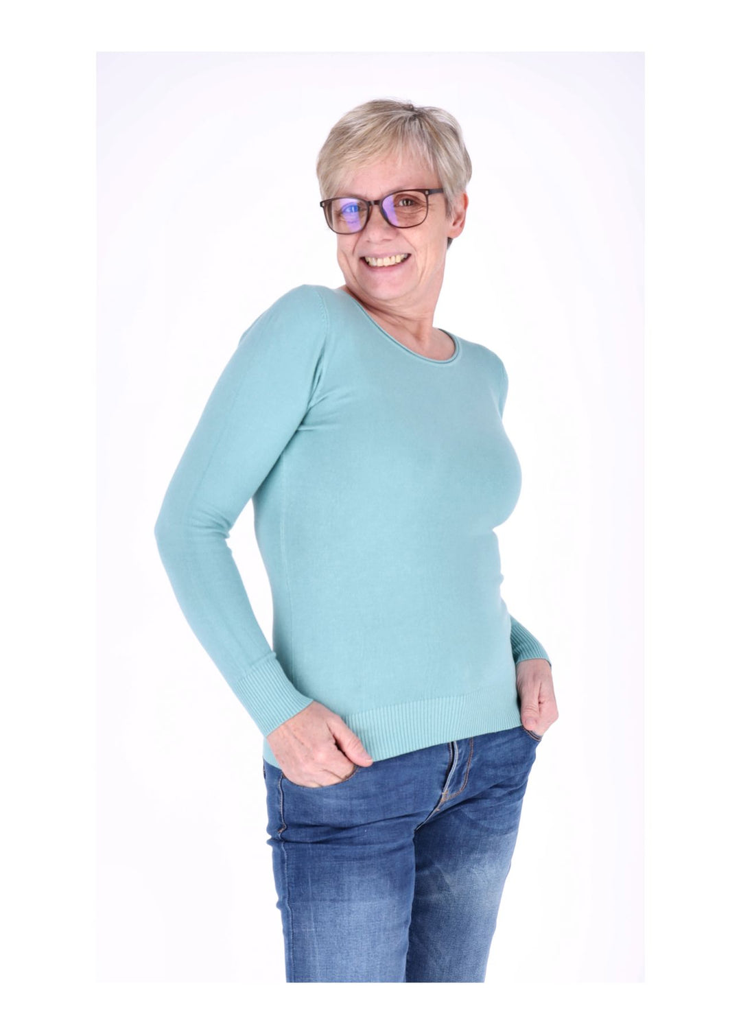 Splash of Color Strickpullover Damen
