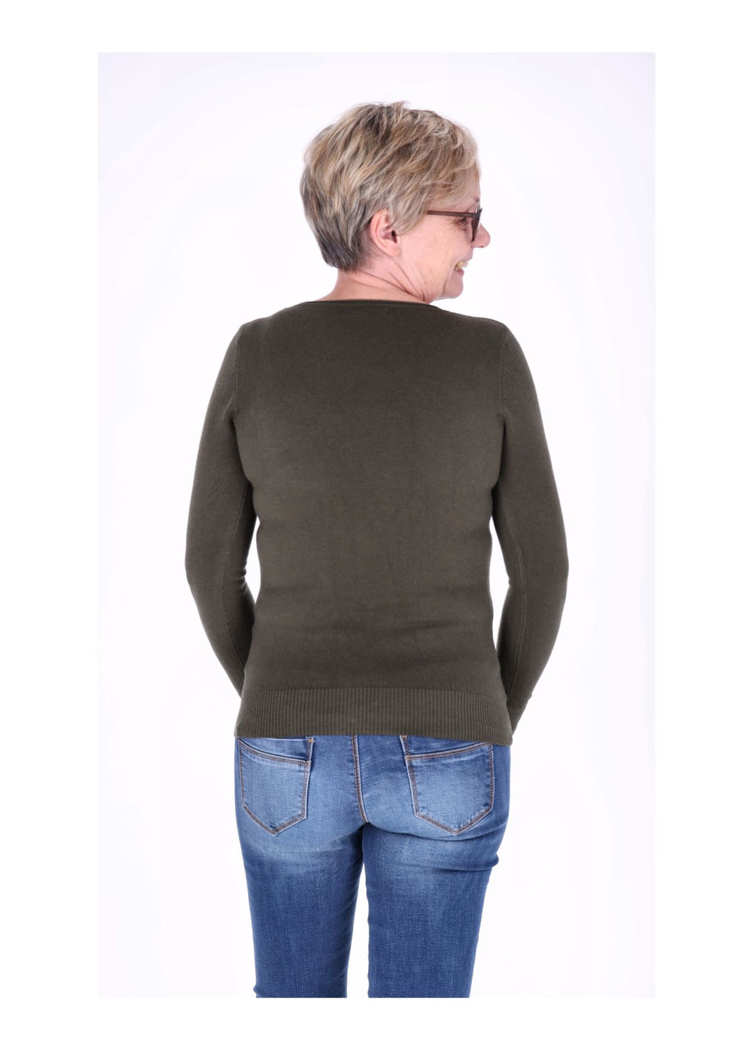 Basic Strickpullover Damen RH