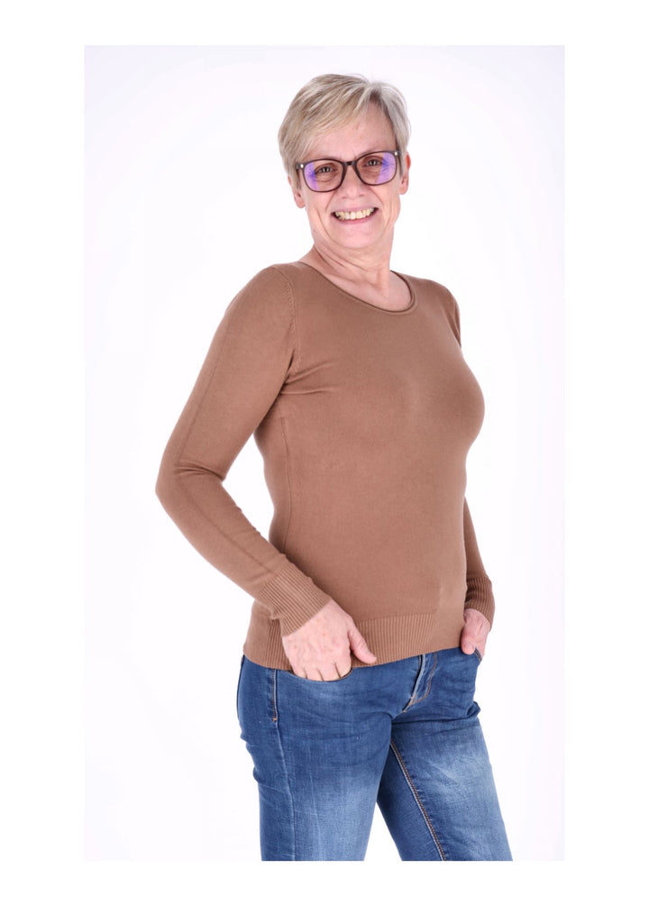 Basic Strickpullover Damen RH
