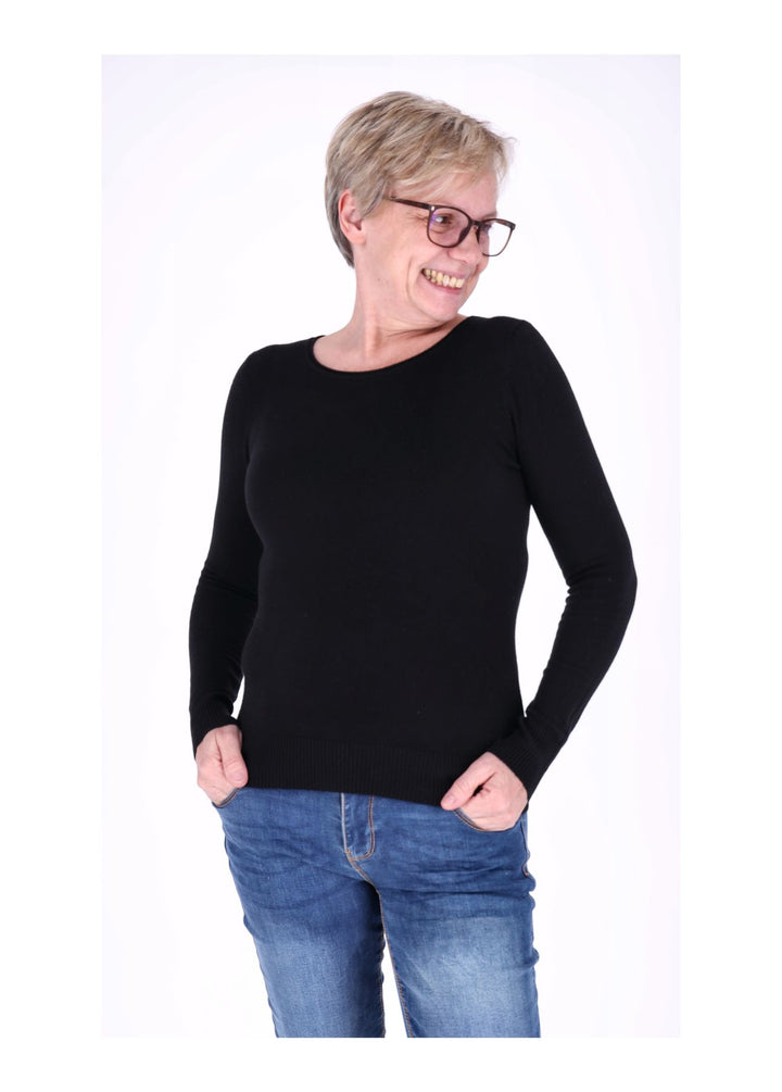 Basic Strickpullover Damen RH