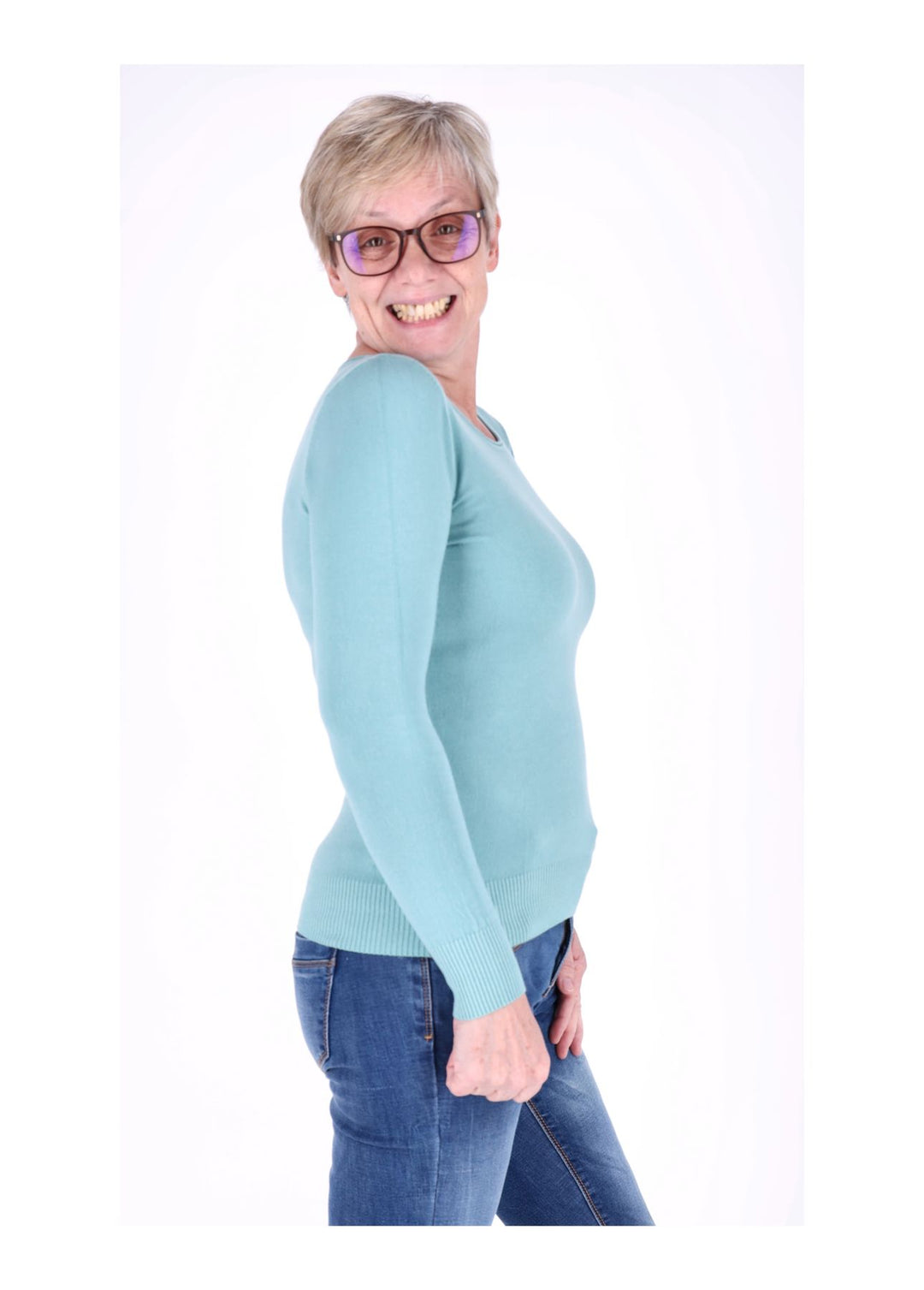 Basic Strickpullover Damen RH