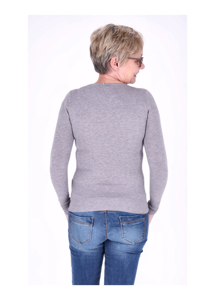 Basic Strickpullover Damen RH