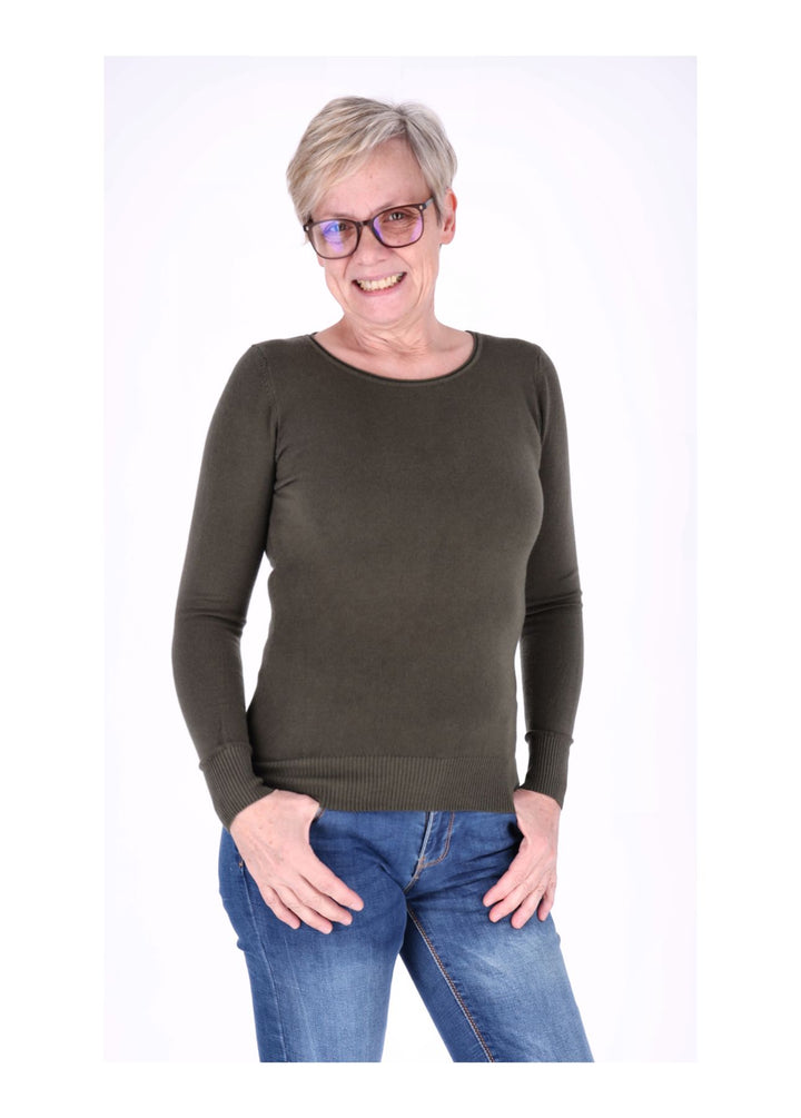 Basic Strickpullover Damen RH