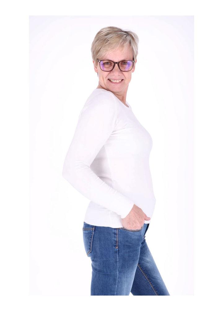 Basic Strickpullover Damen RH