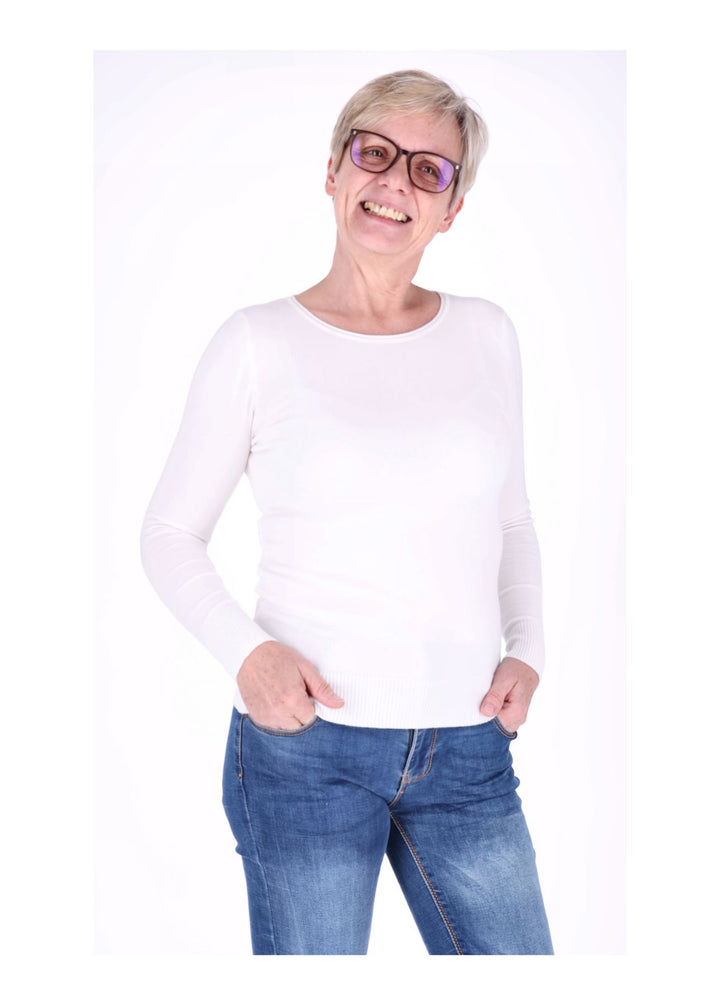 Basic Strickpullover Damen RH