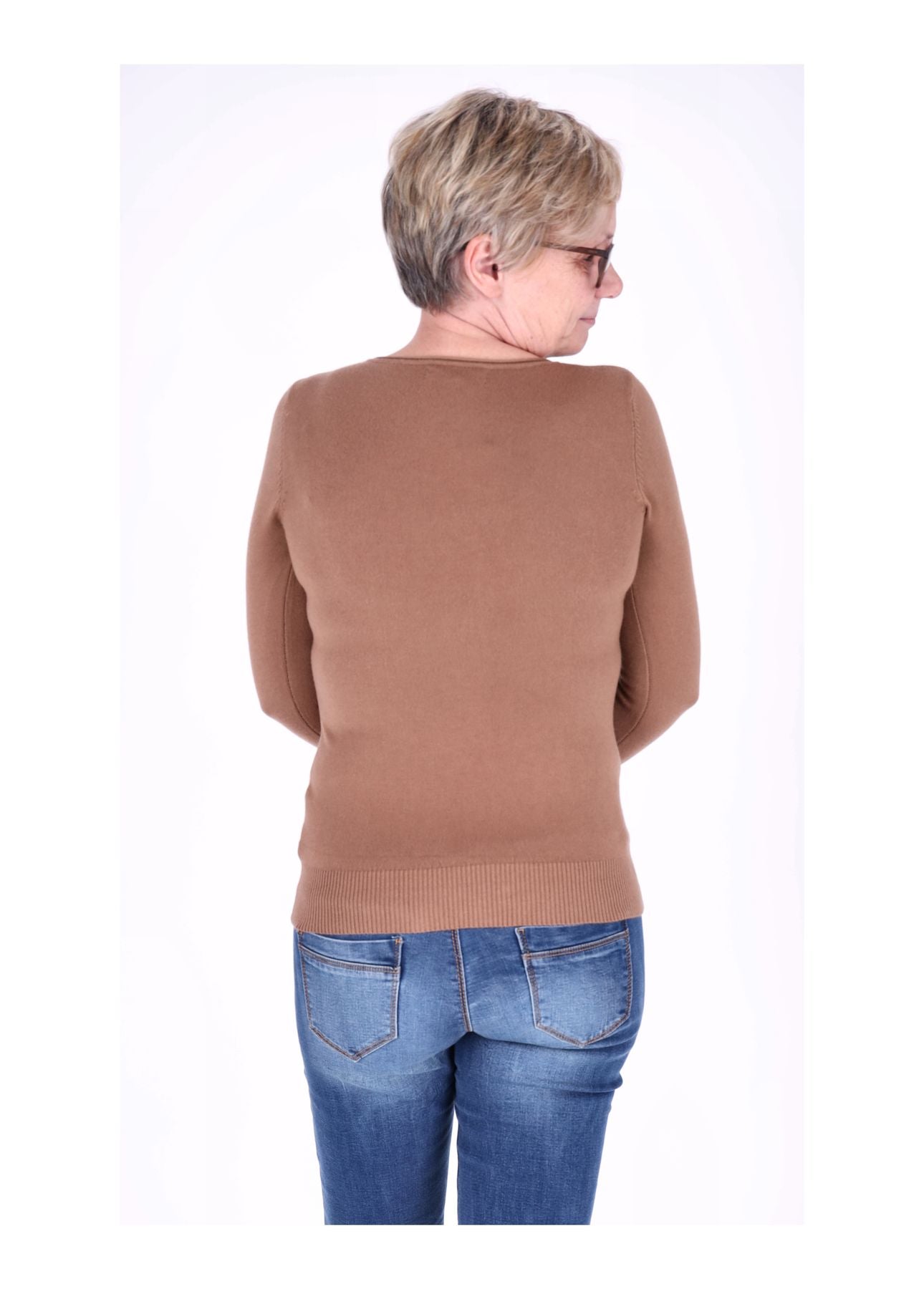 Basic Strickpullover Damen RH
