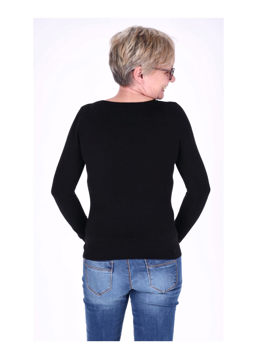 Basic Strickpullover Damen RH