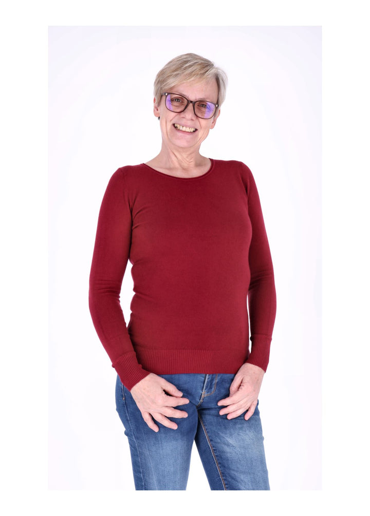 Basic Strickpullover Damen RH