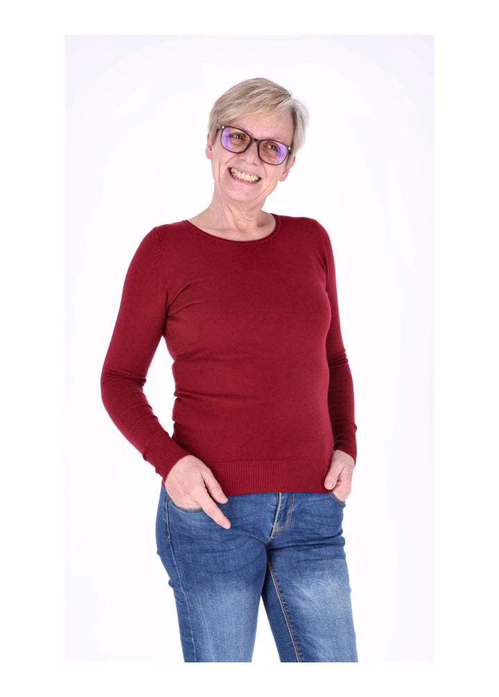 Basic Strickpullover Damen RH