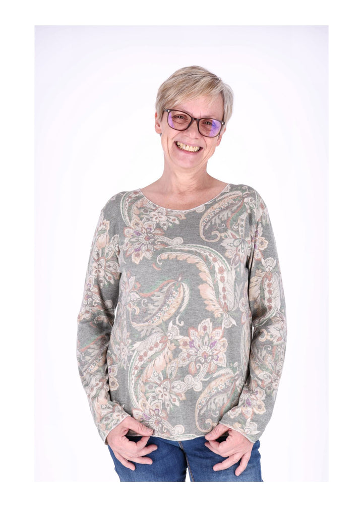Splash of Color Damen Shirt Paisley