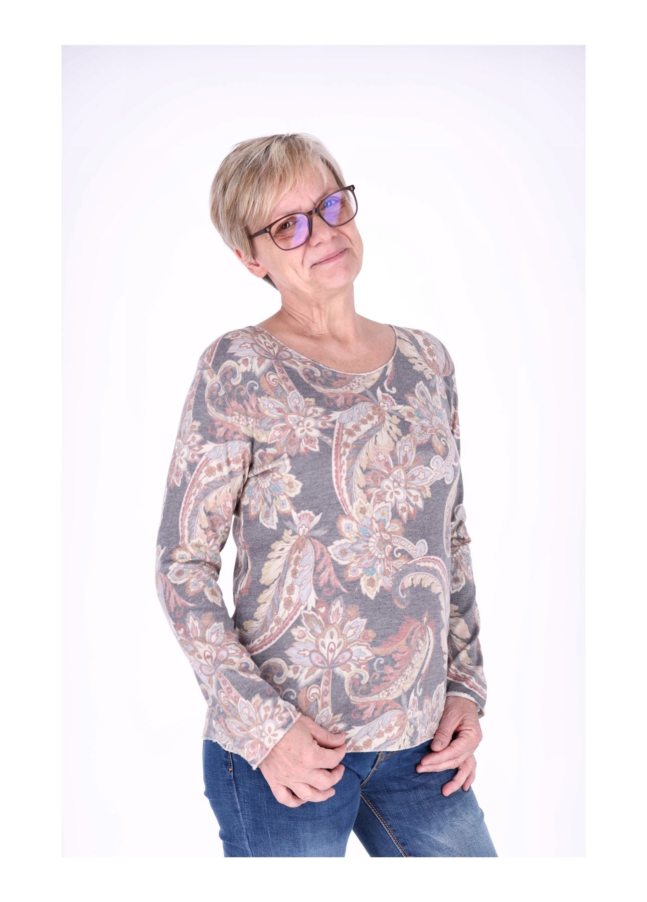 Shirt Damen AOP Paisley