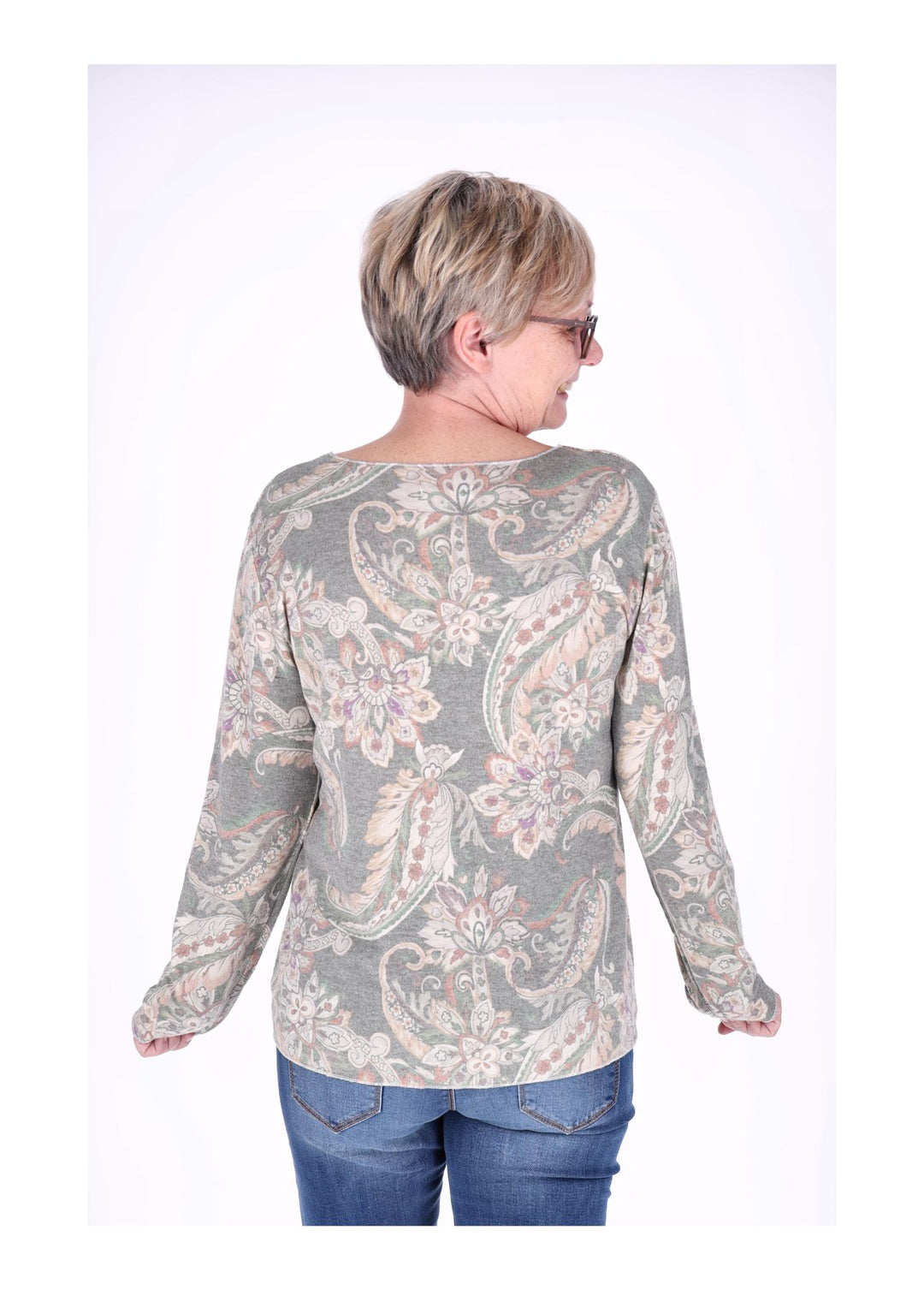 Splash of Color Damen Shirt Paisley