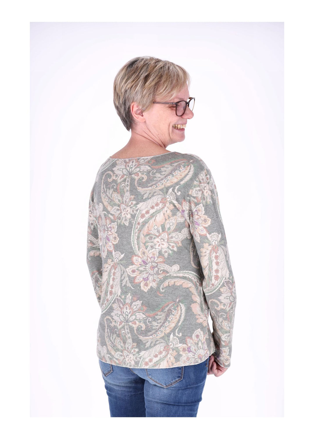 Splash of Color Damen Shirt Paisley