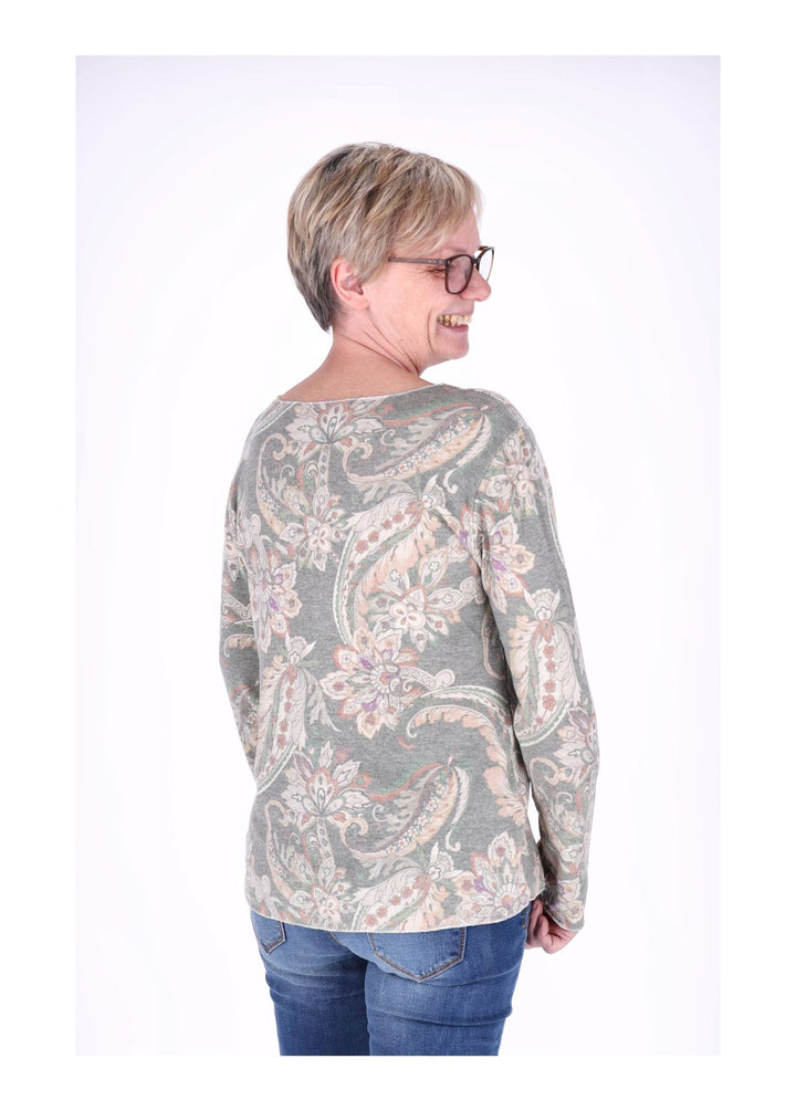 Splash of Color Damen Shirt Paisley