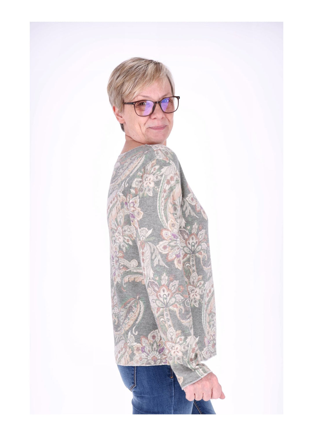 Splash of Color Damen Shirt Paisley