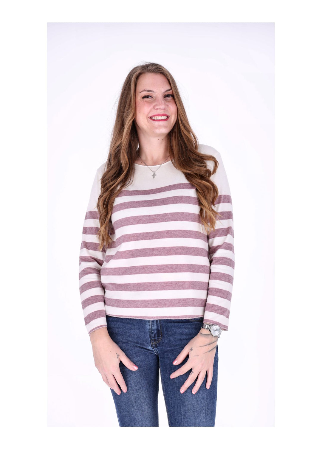 Splash of Color Damen Ringel Shirt