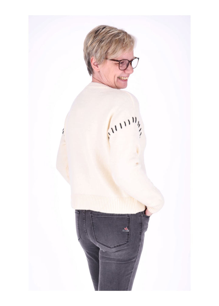 Strickpullover Damen Herz