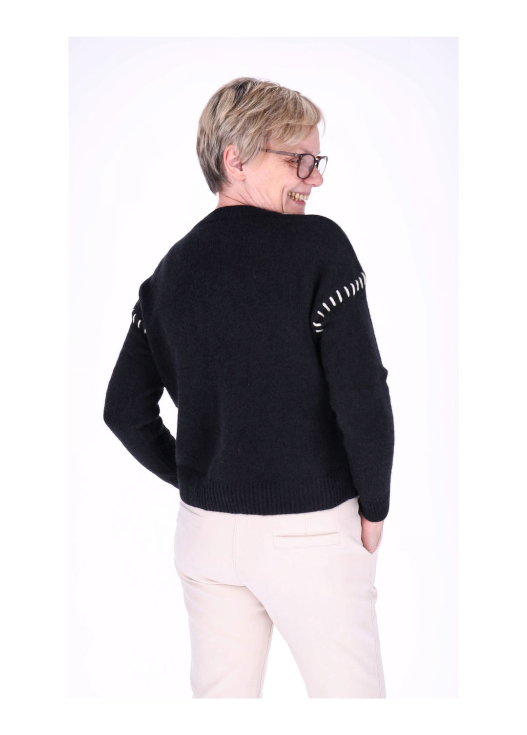 Strickpullover Damen Herz