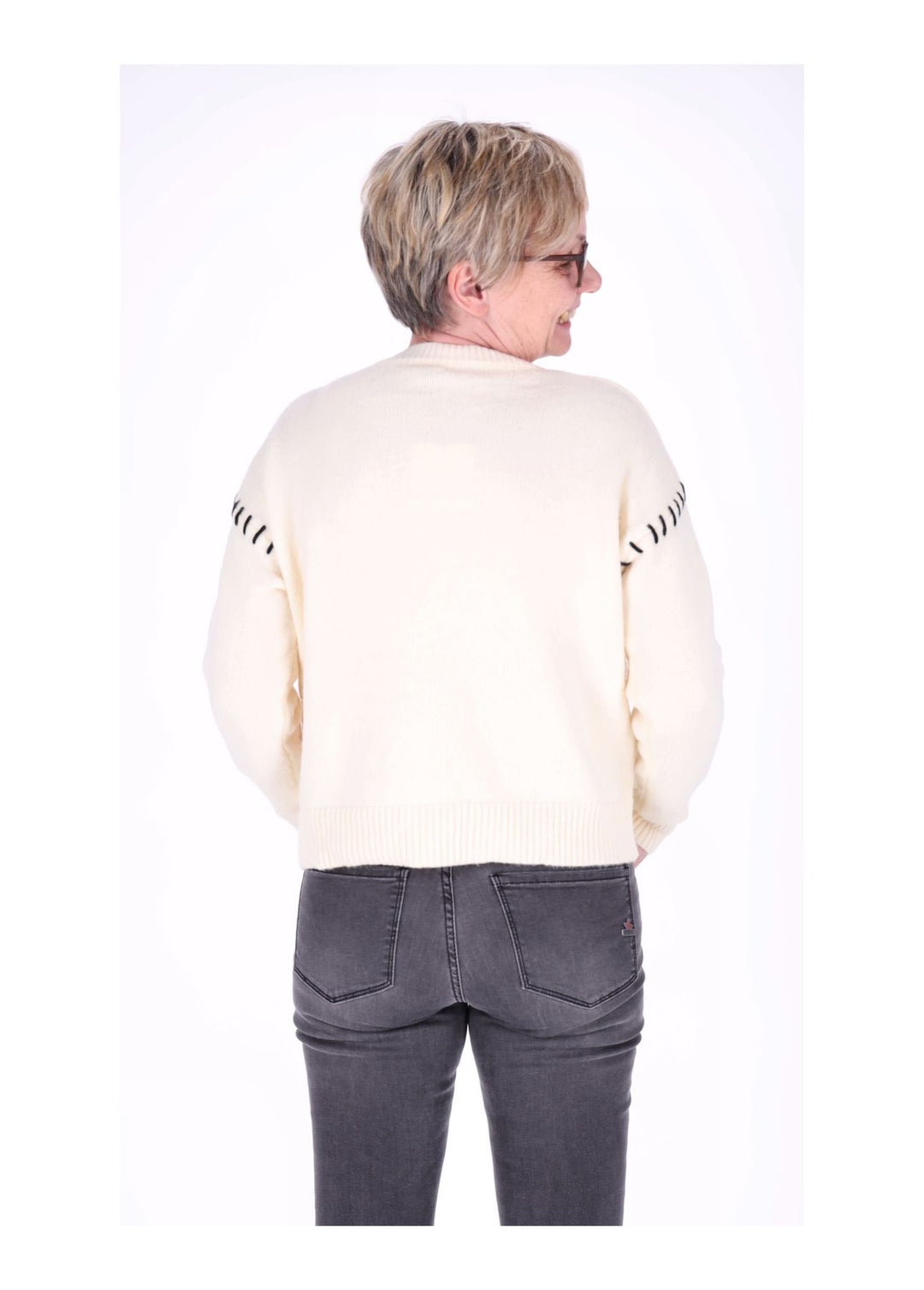 Strickpullover Damen Herz