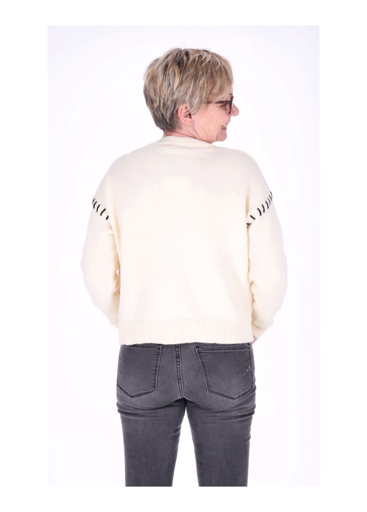 Strickpullover Damen Herz