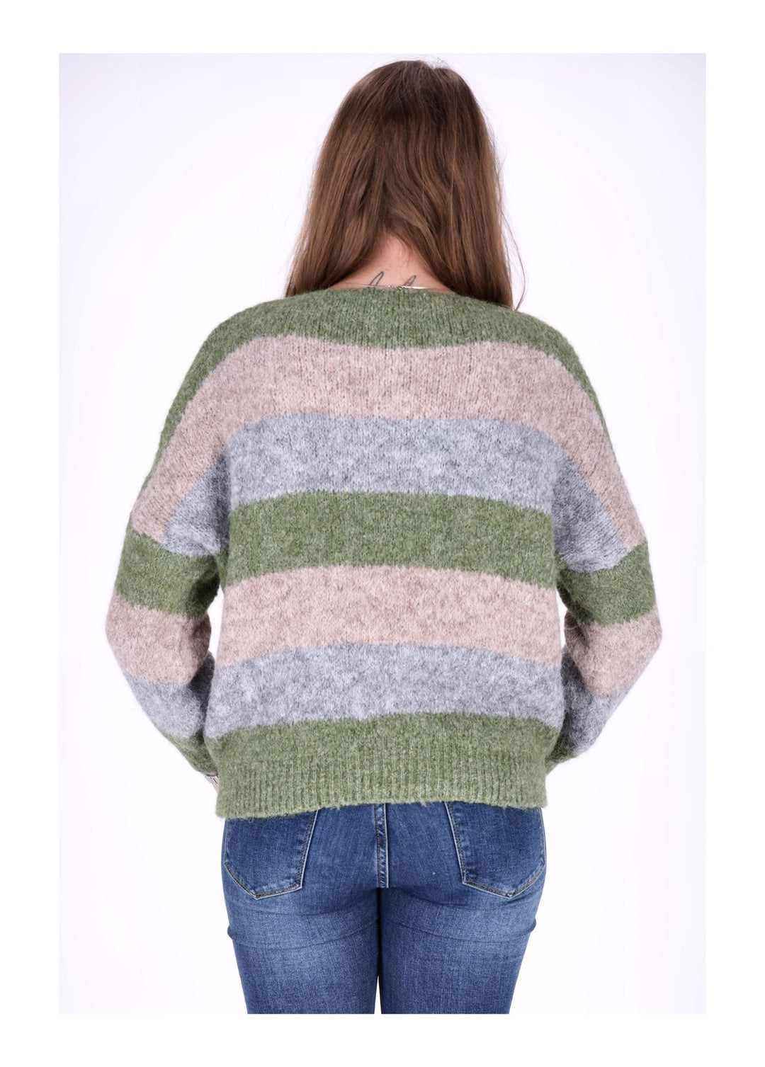 Strickpulli Streifen