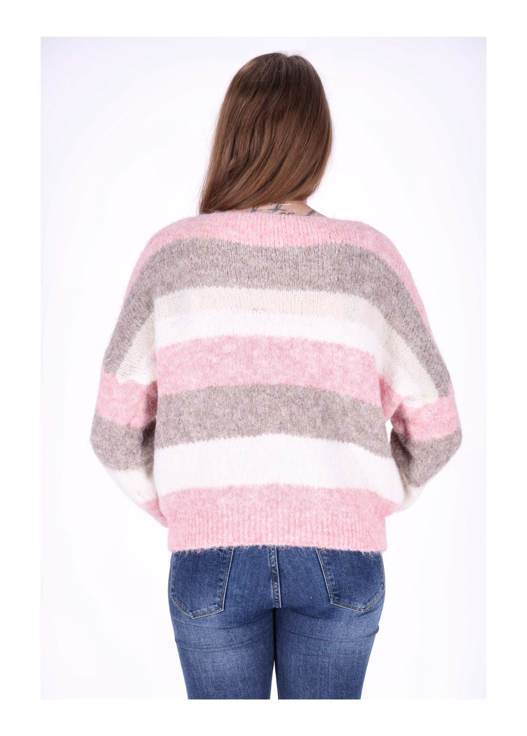 Strickpulli Streifen