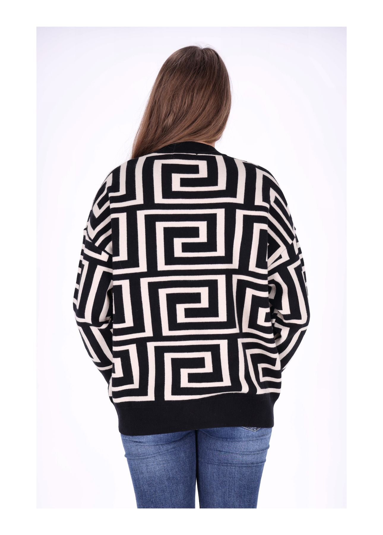 Strickpullover Damen AOP Grafisch