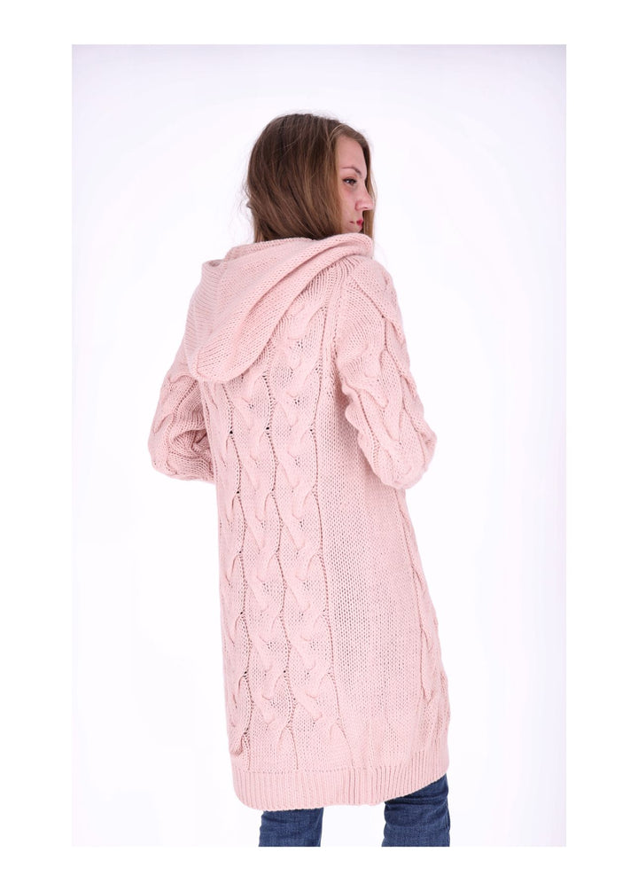 Strickjacke Zopfmuster