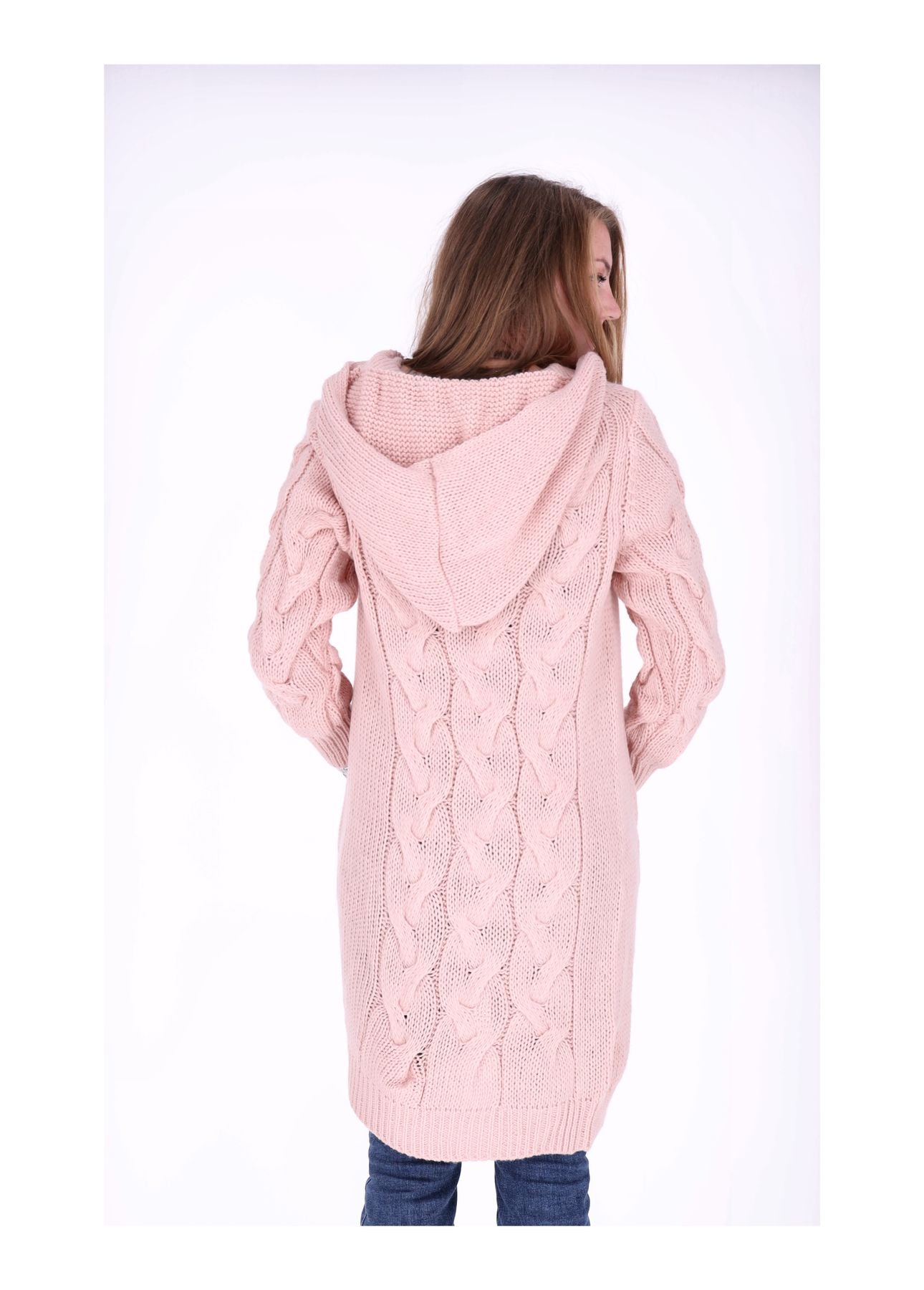 Strickjacke Zopfmuster