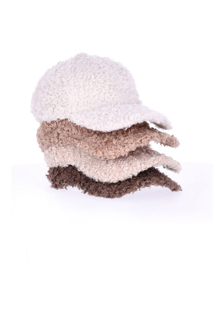 Teddy Cap Damen in Weiß