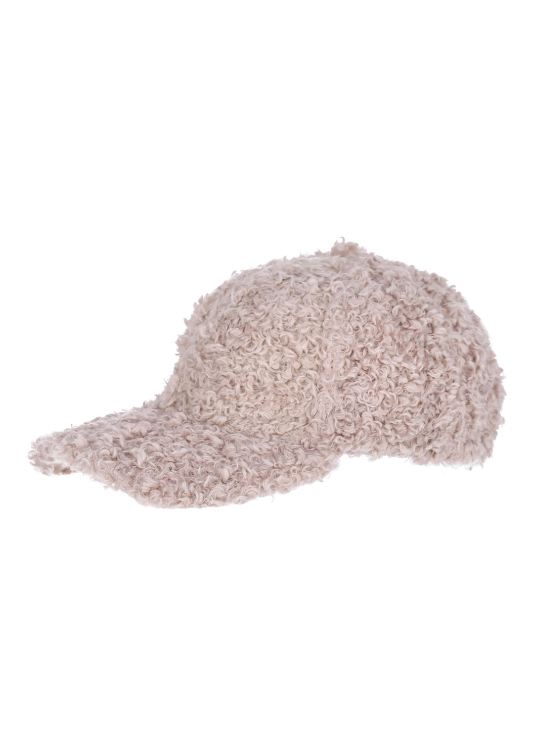 Teddy Cap Damen in Beige