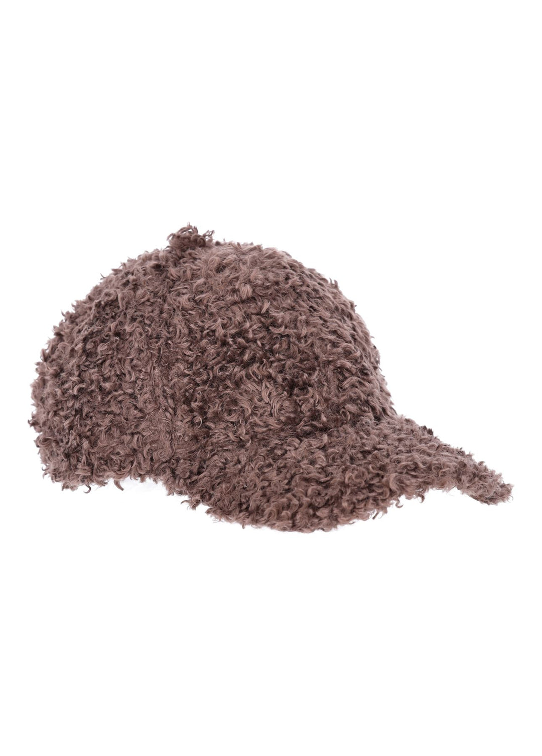 Braune Teddy Cap Damen