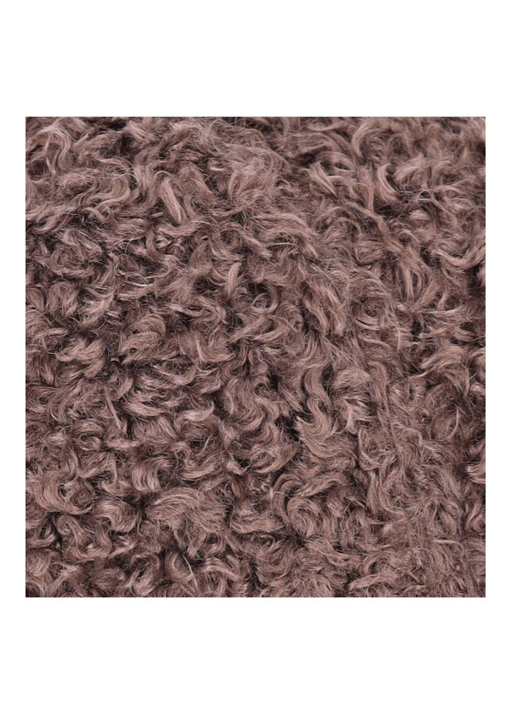 Braune Teddy Cap Damen