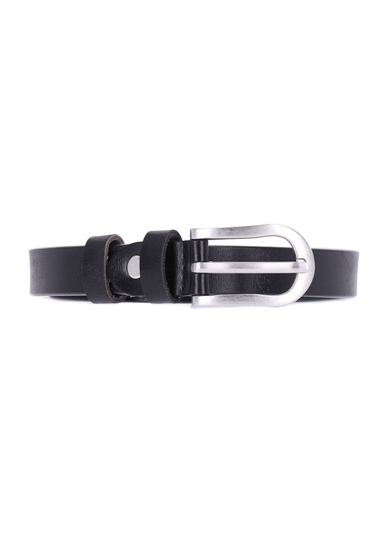 Damen Gürtel Leder schmal