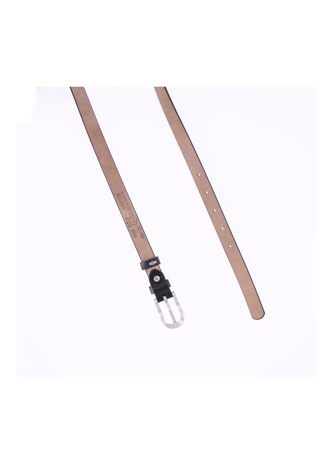 Damen Gürtel Leder schmal