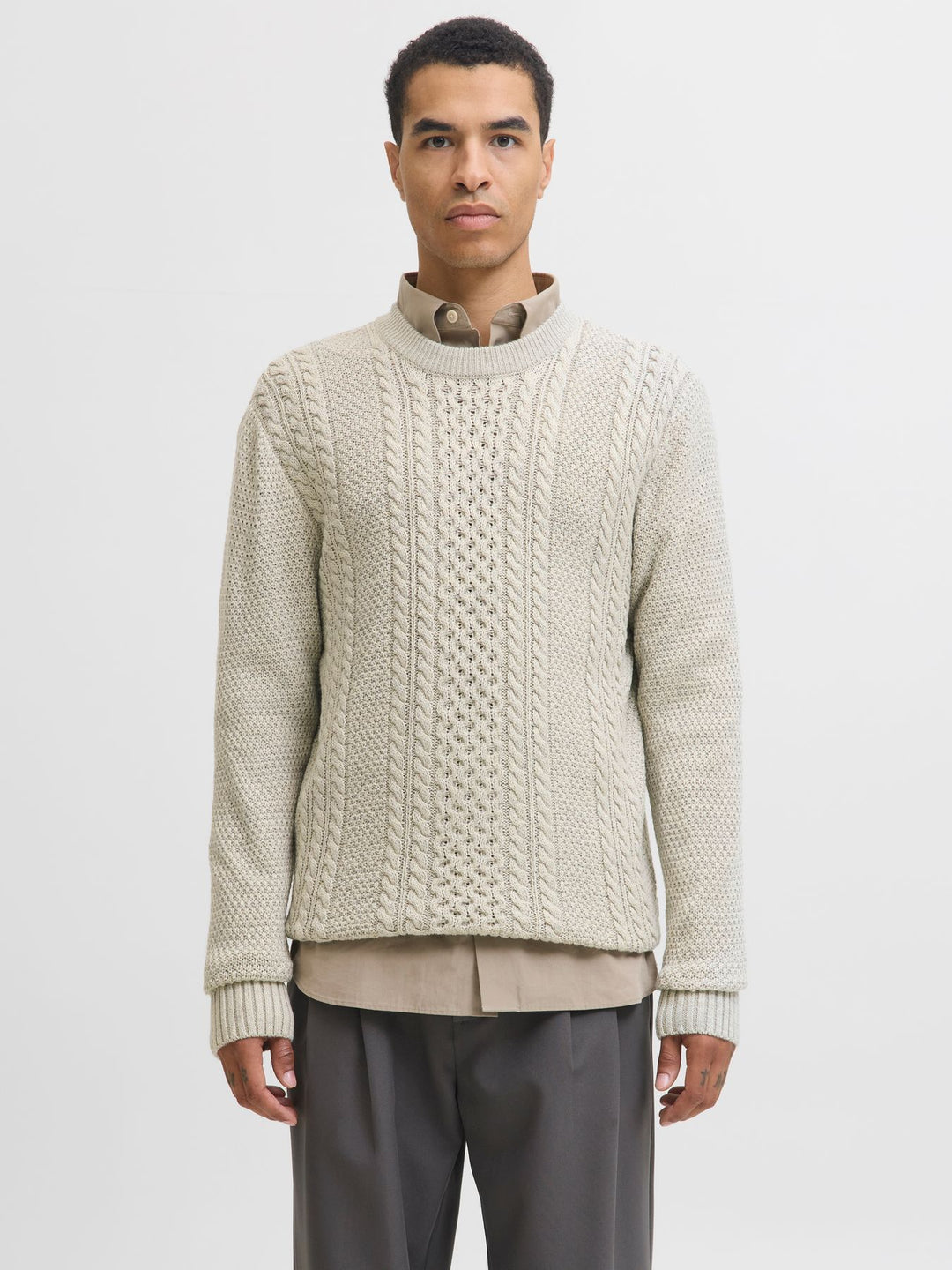 Herren JJPAUL KNIT CREW NECK