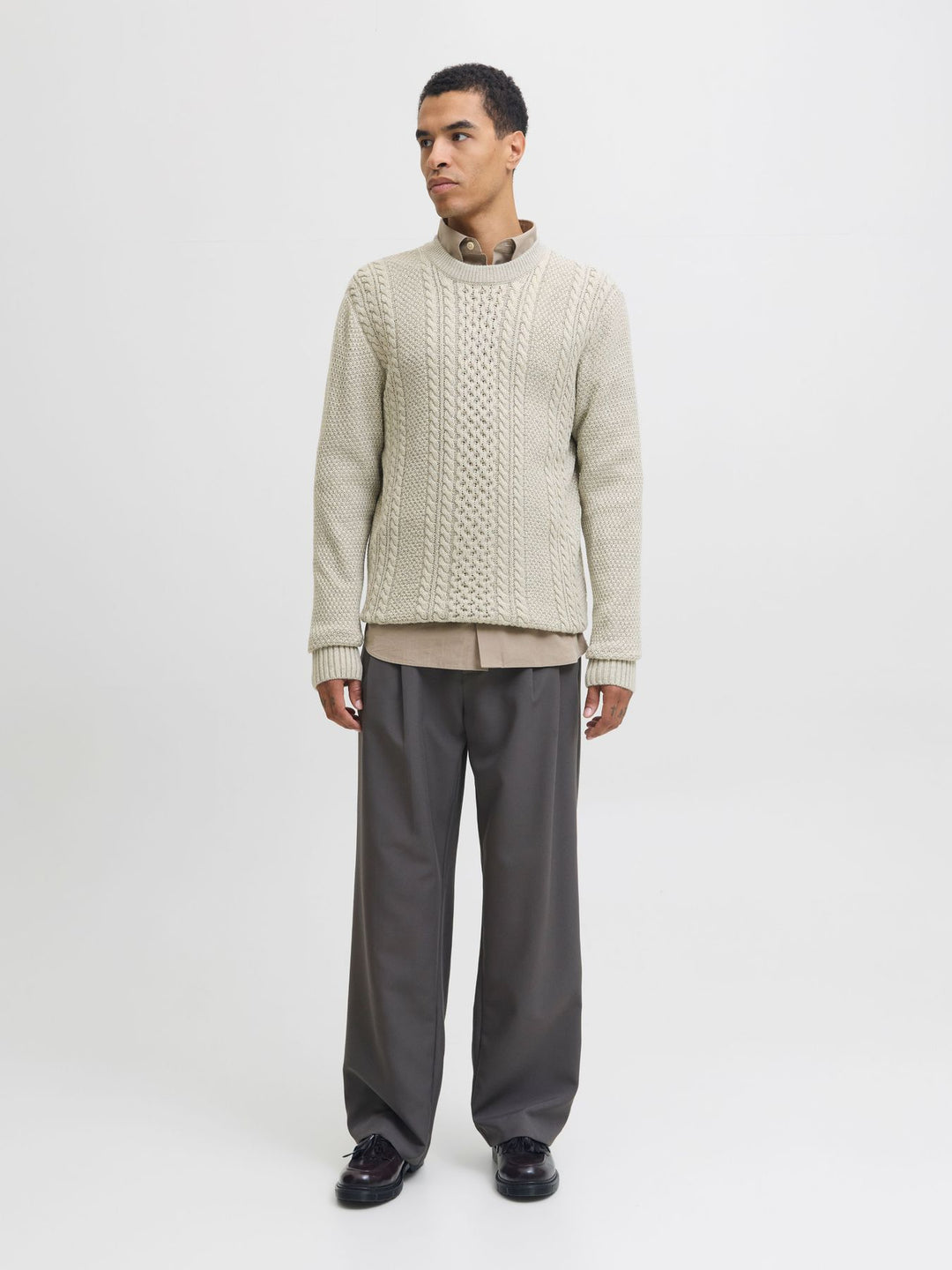 Herren JJPAUL KNIT CREW NECK