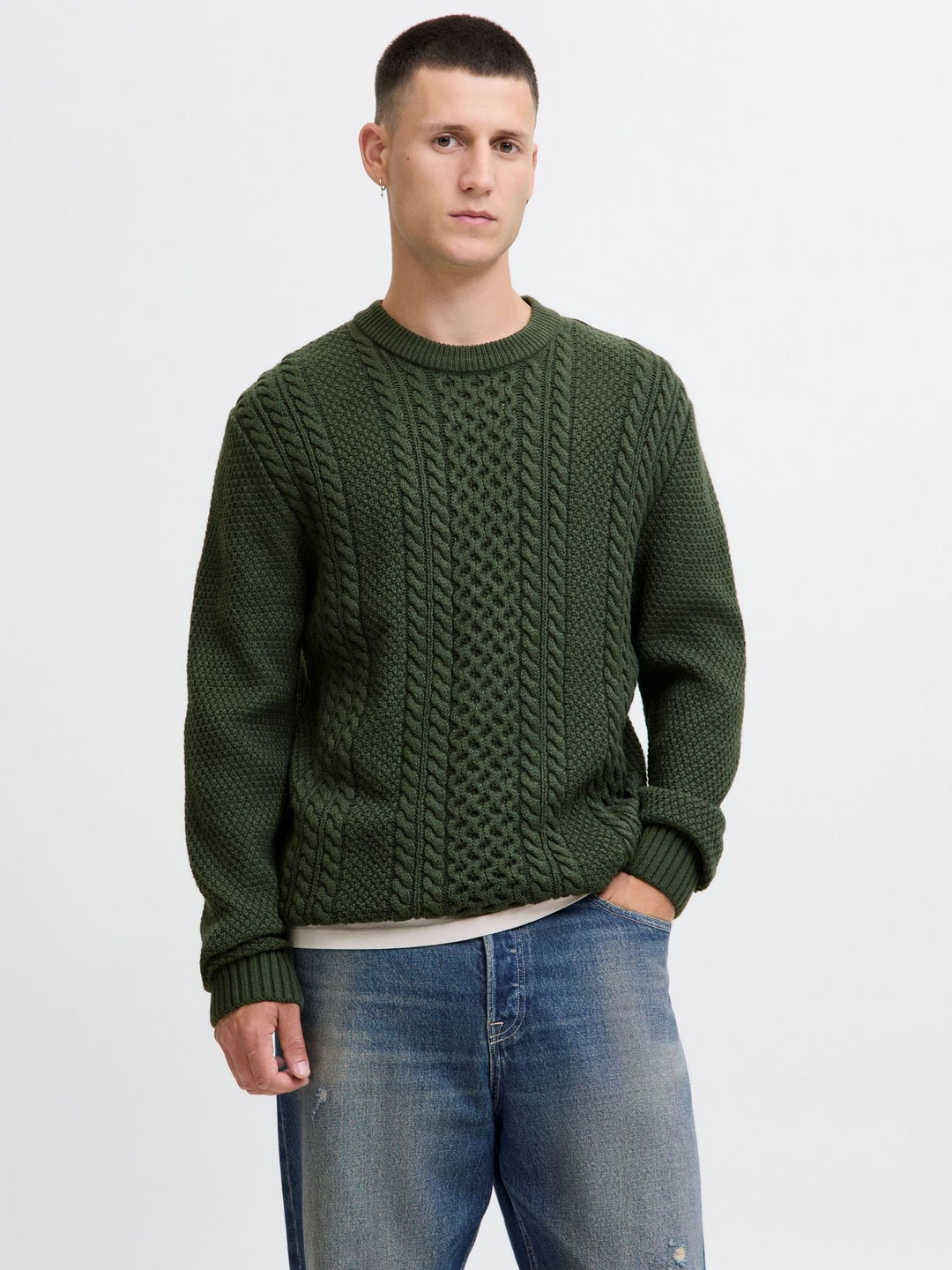 Herren JJPAUL KNIT CREW NECK