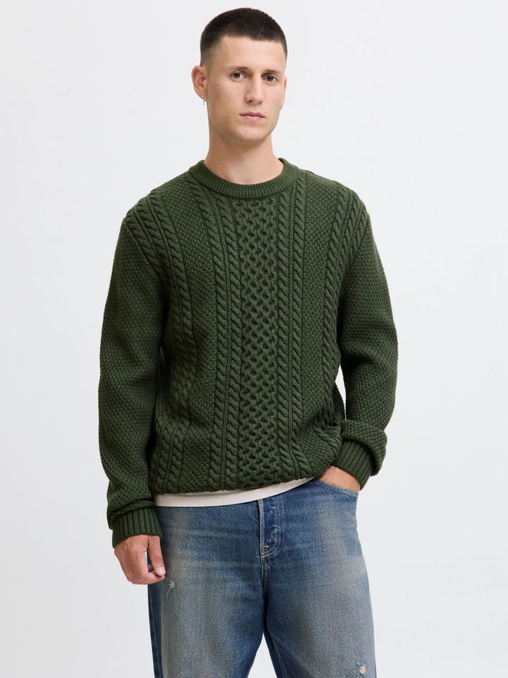 Herren JJPAUL KNIT CREW NECK