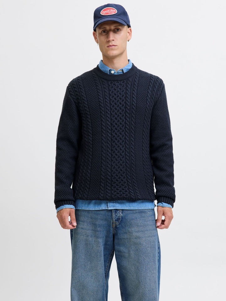 Herren JJPAUL KNIT CREW NECK