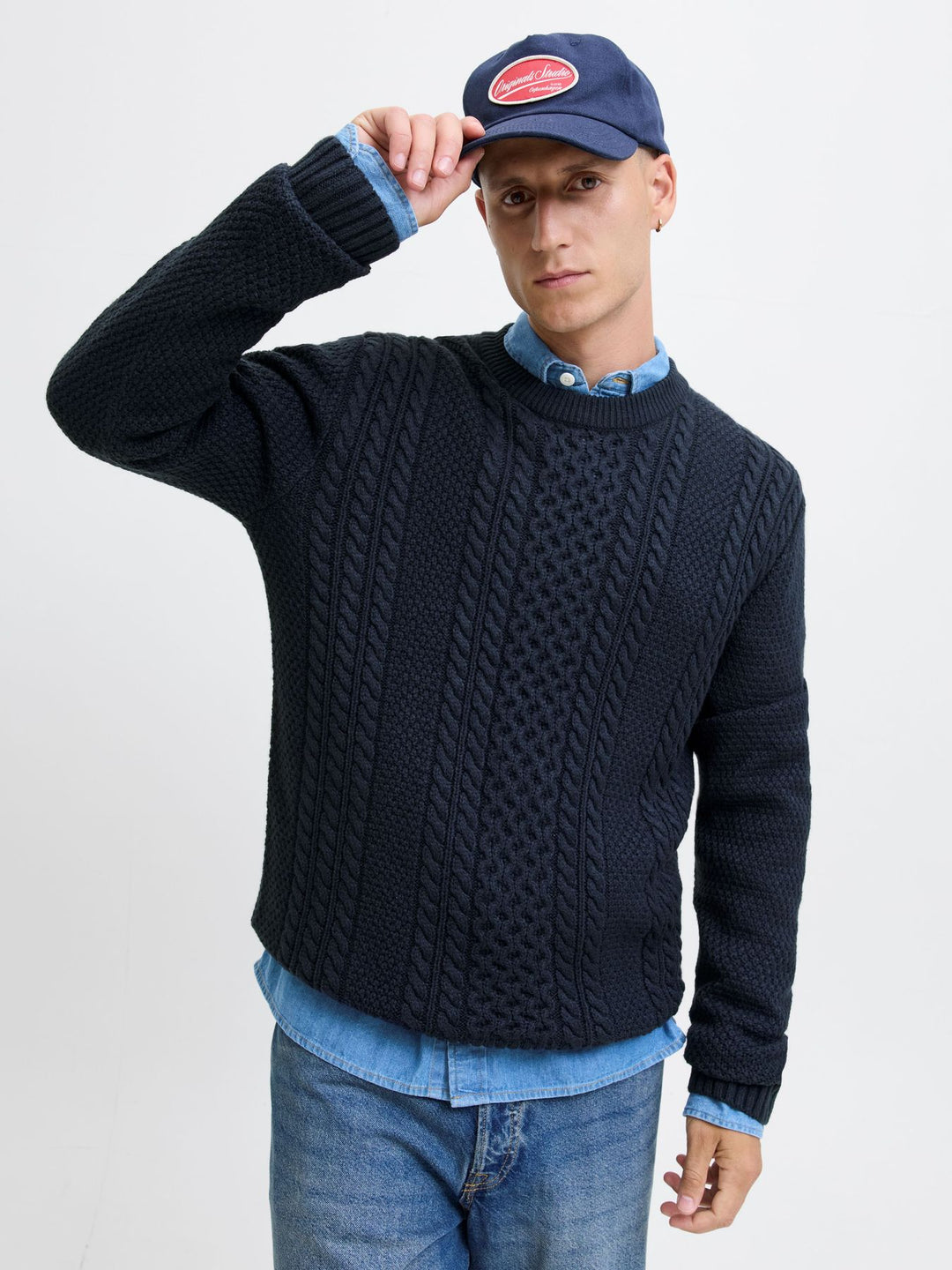 Herren JJPAUL KNIT CREW NECK