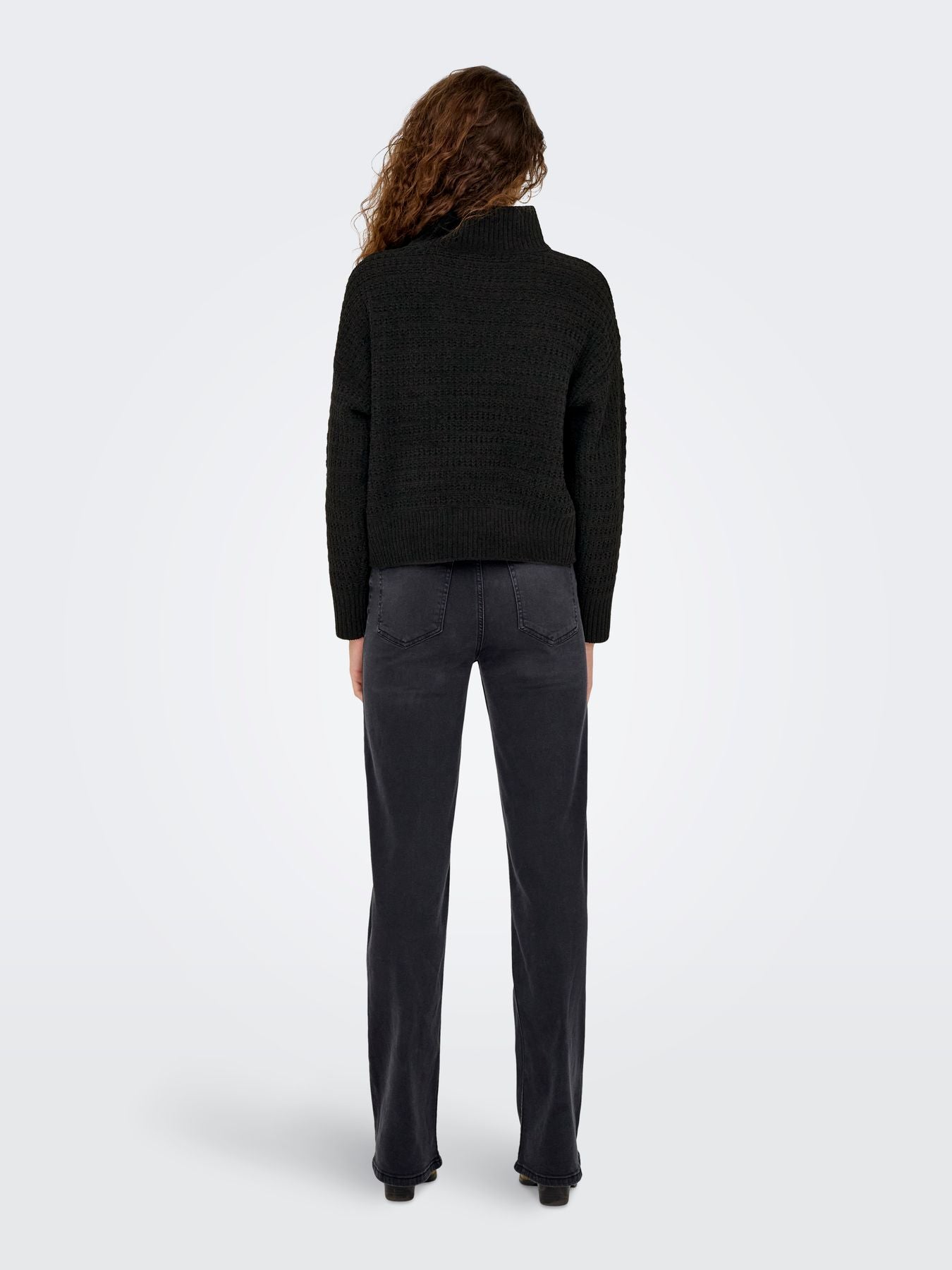 Damen ONLGLOBE LS HIGHNECK BF KNT