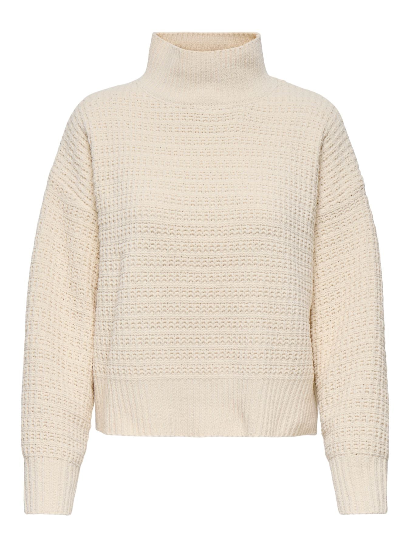 Damen ONLGLOBE LS HIGHNECK BF KNT