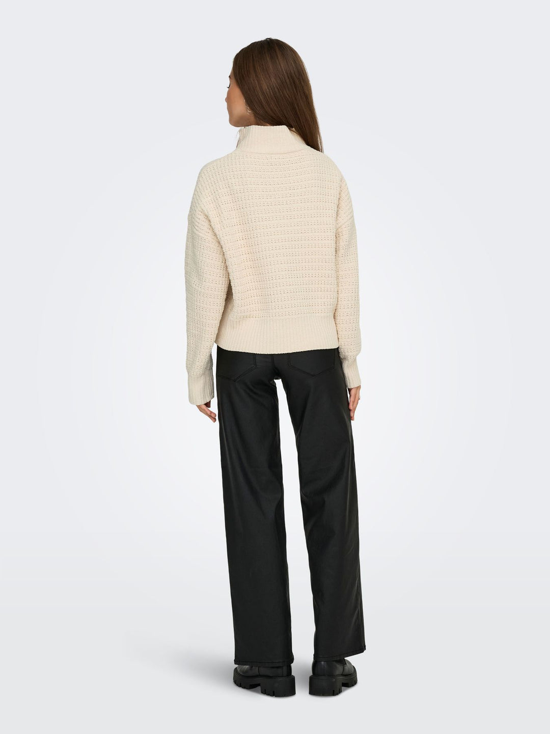 Damen ONLGLOBE LS HIGHNECK BF KNT