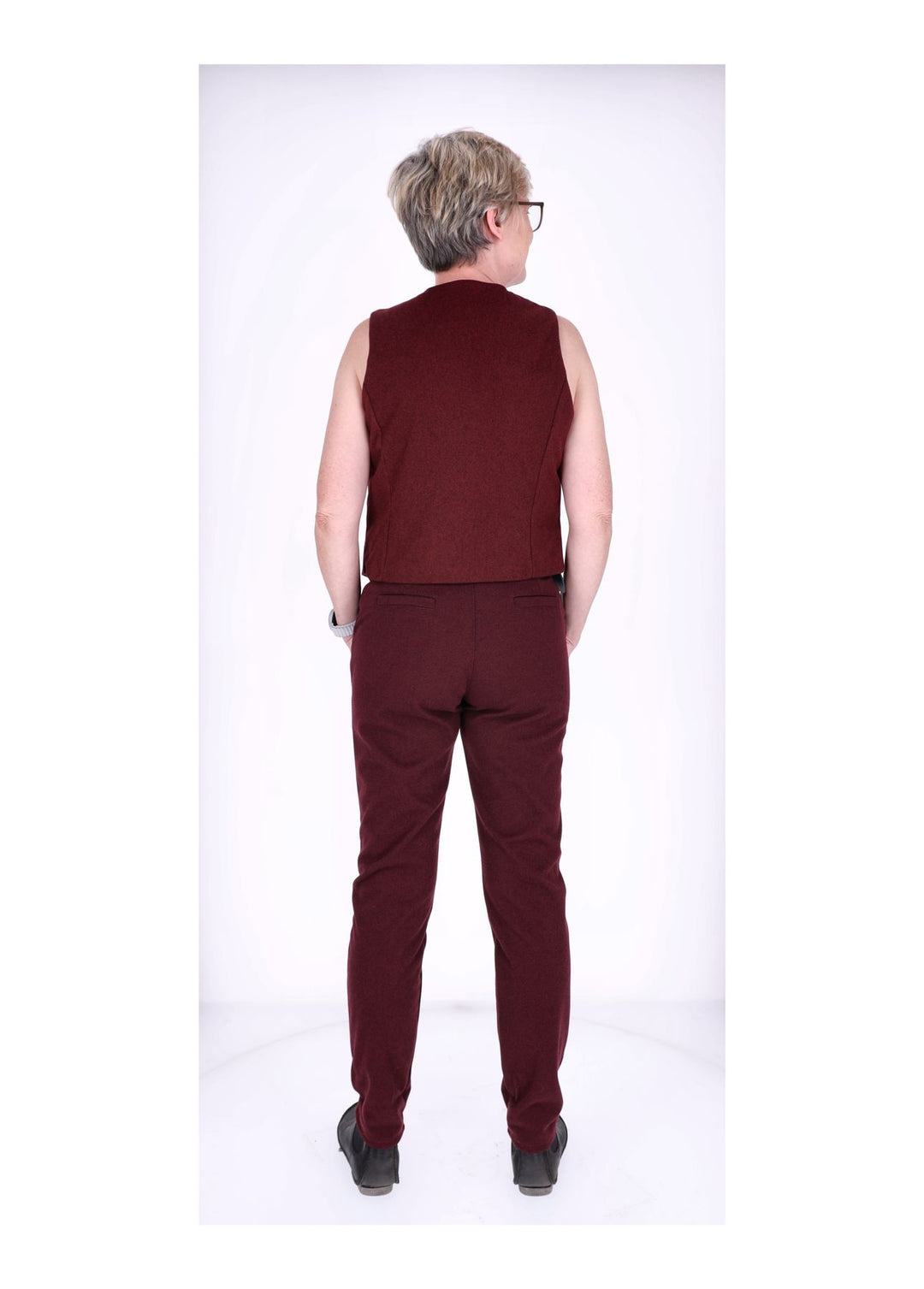 Weste Damen Konfektion Wolloptik