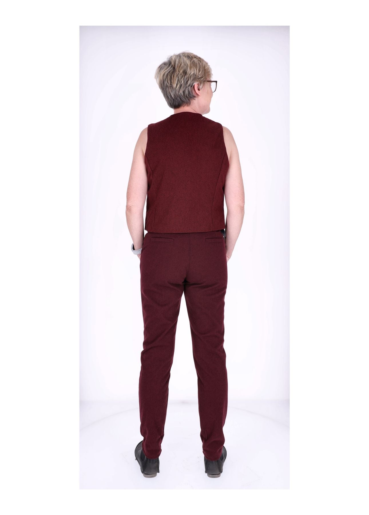 Weste Damen Konfektion Wolloptik