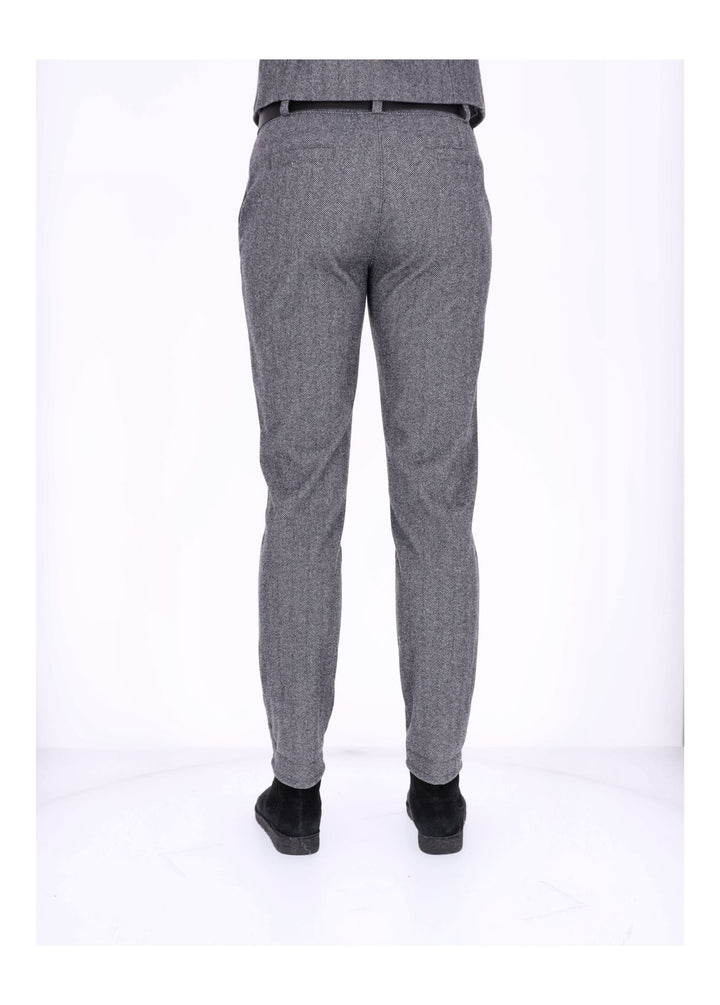 Hose Damen Wolloptik Zig Zag Muster