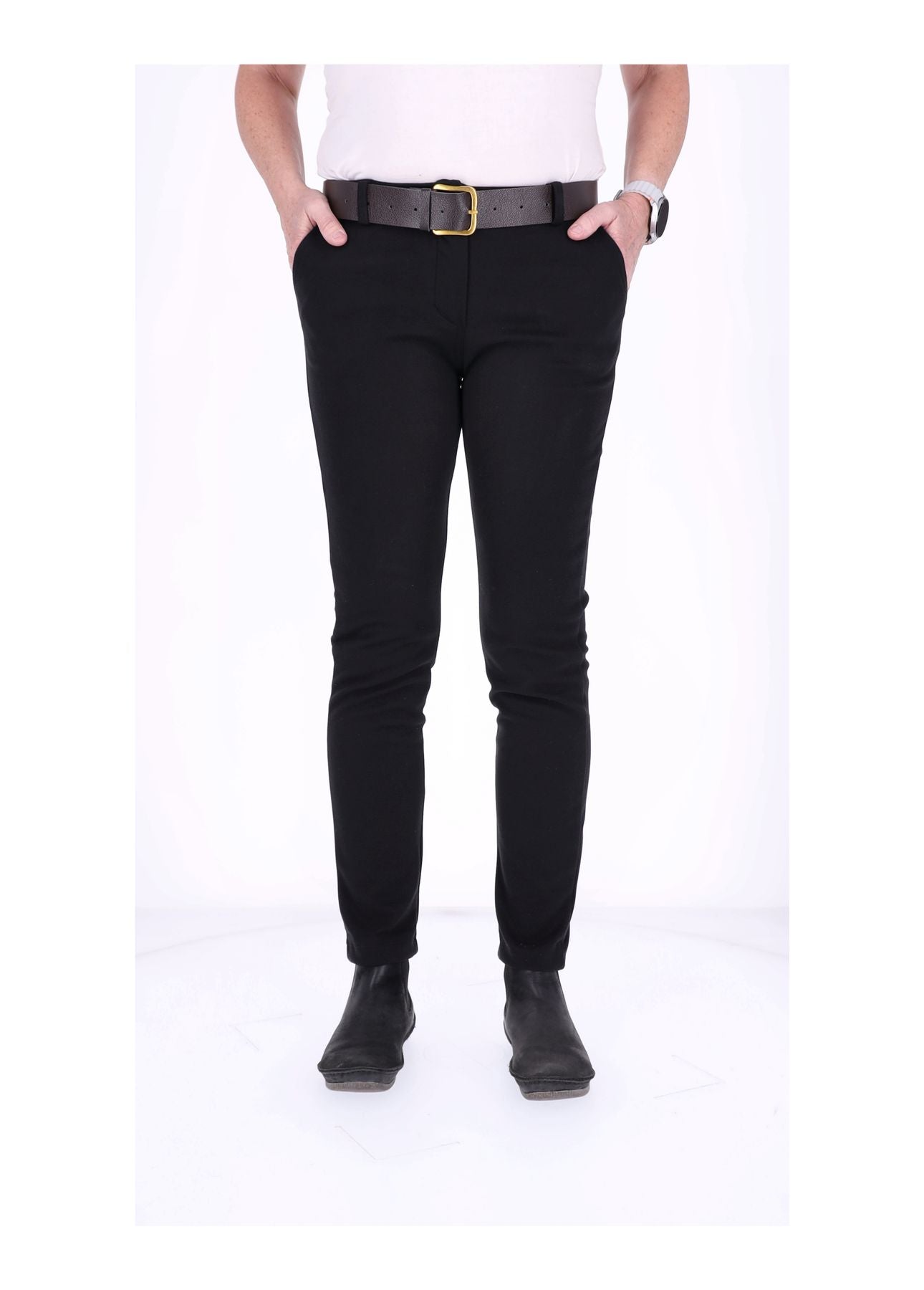 Hose Damen Veloureoptik